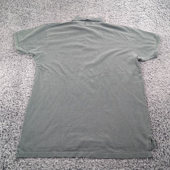 J Crew Shirt Mens Large Green Polo Minimalist Classiccore Casual Preppy Nerdy - Picture 5 of 6